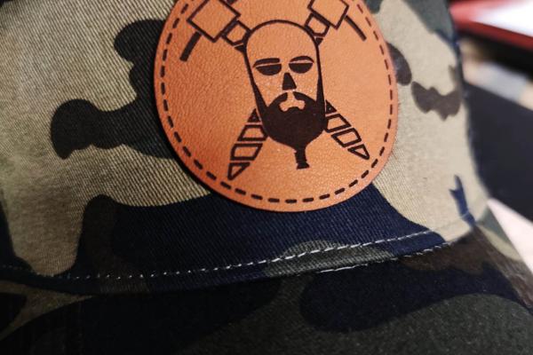 Cap mit Lasergraviertem Echtleder Patch