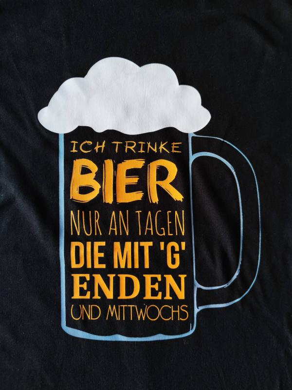 T-Shirt Digitaldruck Bier